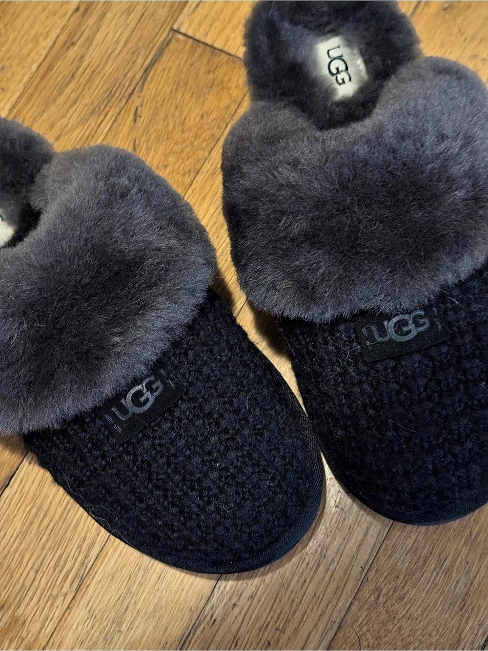 UGG Cozy Slipper Black Slippers US 7